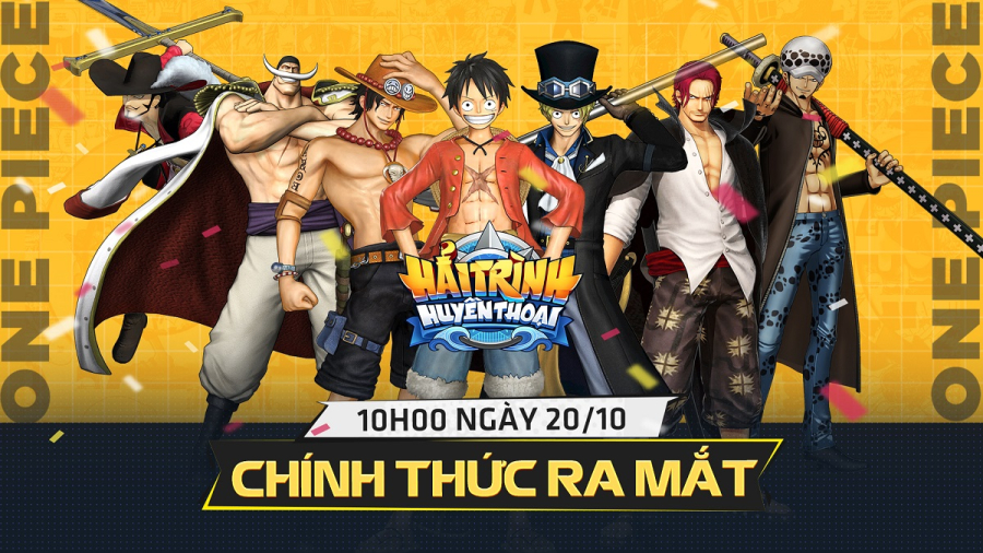 Hải Trình Huyền Thoại chính thức ra mắt vào 10h ngày 20/10, chiến ngay game One Piece 3D đầu tiên Việt Nam