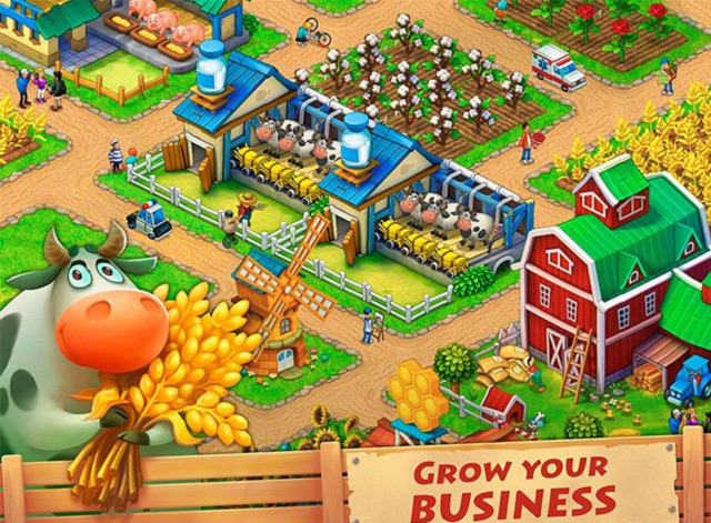 Township: Game mô phỏng xây dựng kết hợp nông trại vui vẻ cực hay