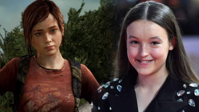 Hình ảnh nữ diễn viên và nhân vật Ellie trong The Last Of Us