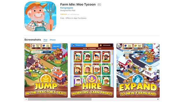Hướng dẫn tải game - Farm Idle Moon Tycoon