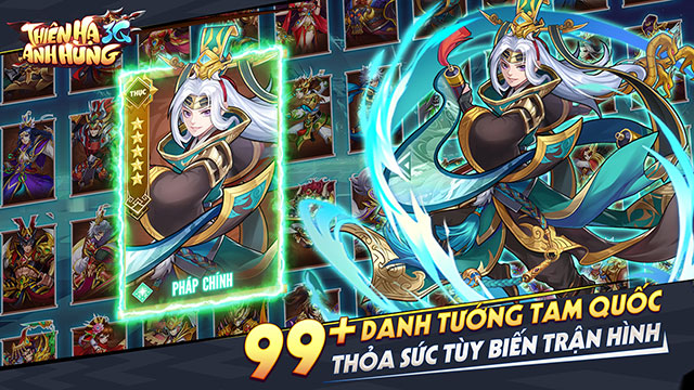 Thiên Hạ Anh Hùng 3Q – Game đấu tướng chiến thuật Tam Quốc “make in Việt Nam” sắp ra mắt vào đầu tháng 11