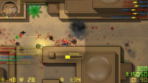 Game hay miễn phí: CS2D – Counter-Strike phiên bản “mỳ ăn liền”