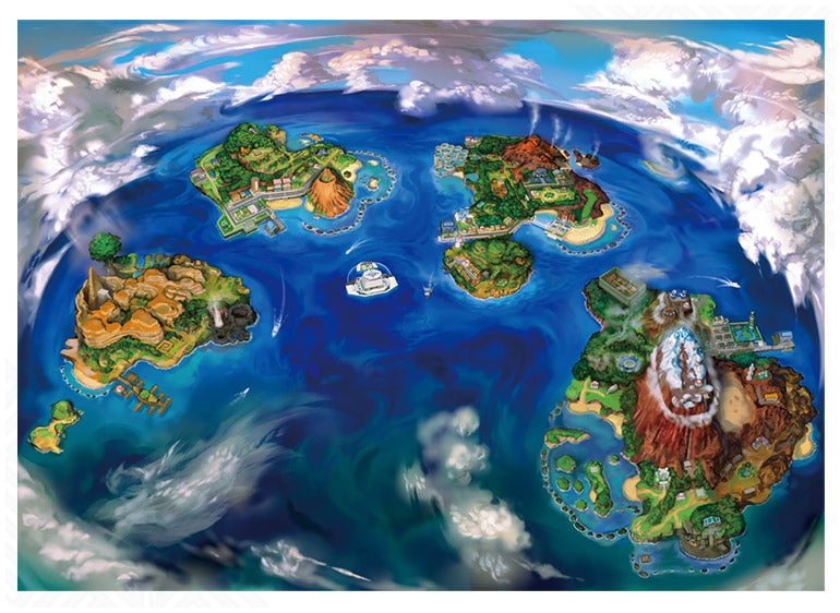Pokemon Sun and Moon's new Alola region.