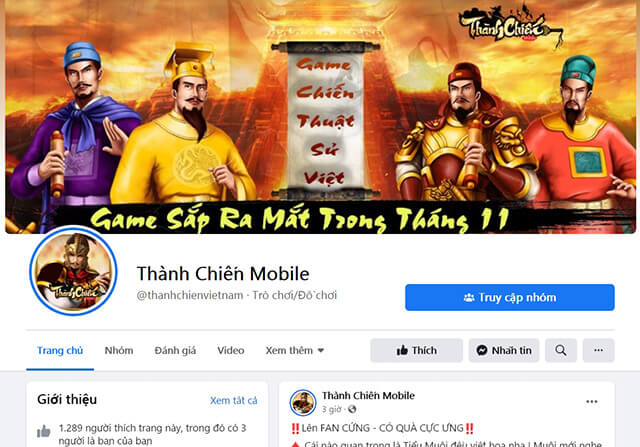 Thành Chiến Mobile - Game lấy cảm hứng sử Việt xuyên không sẽ ra mắt trong tháng 11