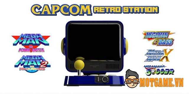 Retro Station – Máy game thùng nhỏ nhắn xinh xắn đến từ Capcom