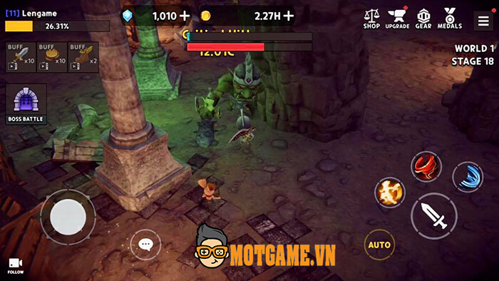 Dungeon Knight: 3D Idle RPG – Game cày cuộc dành cho những người bận rộn!