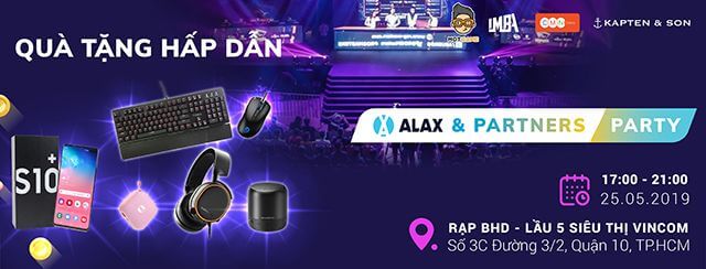 Hàng trăm phần quà công nghệ dành cho cộng dồng Game Việt tại Lễ ra mắt ALAX 25/5/2019