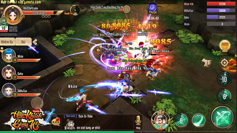 Giftcode mừng Open Beta Hiệp Khách Giang Hồ Mobile