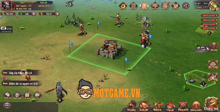 Game chiến thuật Thiên Mệnh Tam Quốc SLG bất ngờ ra mắt người dùng Android