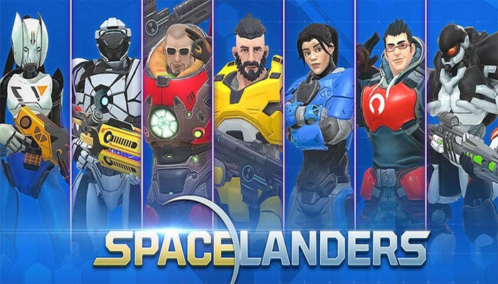 Spacelanders game bắn súng hành động với lối chơi tối giản 1 ngón tay!
