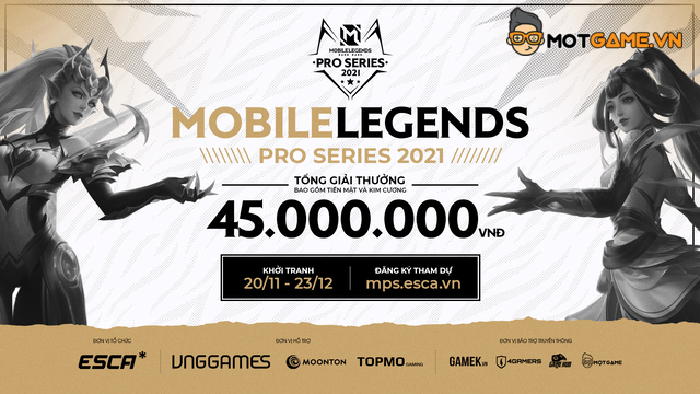 Mobile Legends: Bang Bang Pro Series tổ chức vào tháng 12 này