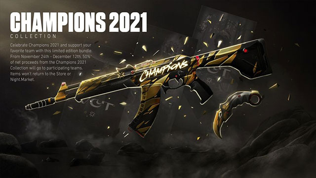 Valorant Champions 2021 hé lộ gói skin súng cực ngầu