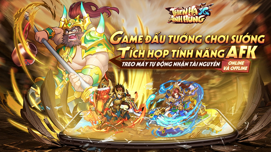 Thiên Hạ Anh Hùng 3Q:  Tựa game nhà làm đậm chất “made in Việt Nam” đã sẵn sàng cập bến
