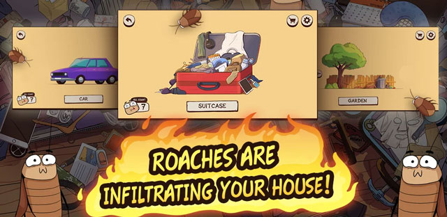 Roach Rage: Hack não với tựa game casual ngăn chặn loài gián bá chủ thế giới