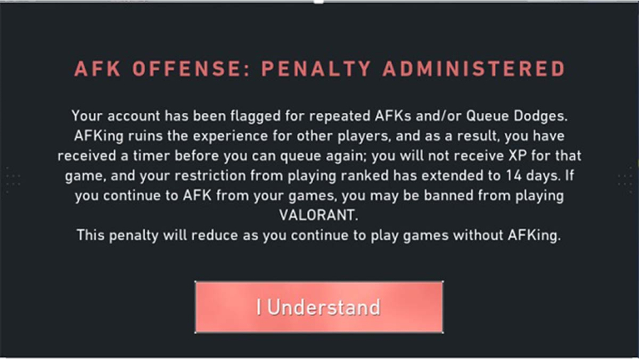 Valorant: Tại sao Riot Games không giảm mức điểm RR bị mất khi team bạn có người AFK