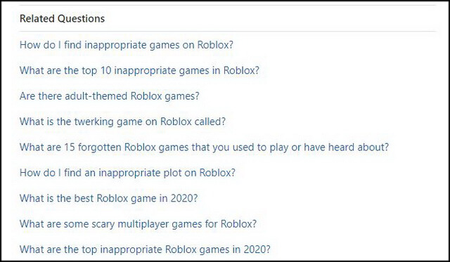 Dù là nền tảng dành cho trẻ em, Roblox vẫn tràn ngập game người lớn
