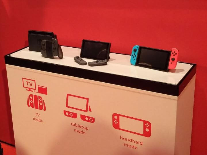 Ba chế độ chơi của Nintendo Switch