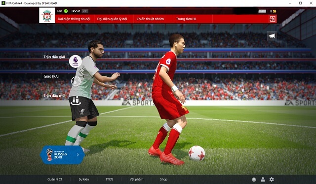 trải nghiệm FIFA Online 4