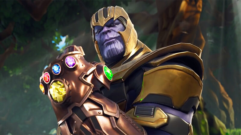 Thanos đi muôn nơi, giờ còn xuất hiện trong cả Fortnite nữa