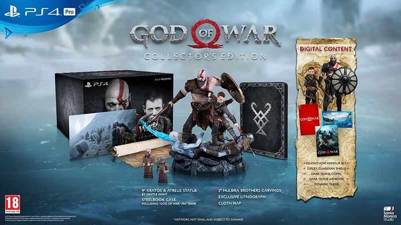 God of War và những sản phẩm sưu tầm chất lòi cho game thủ