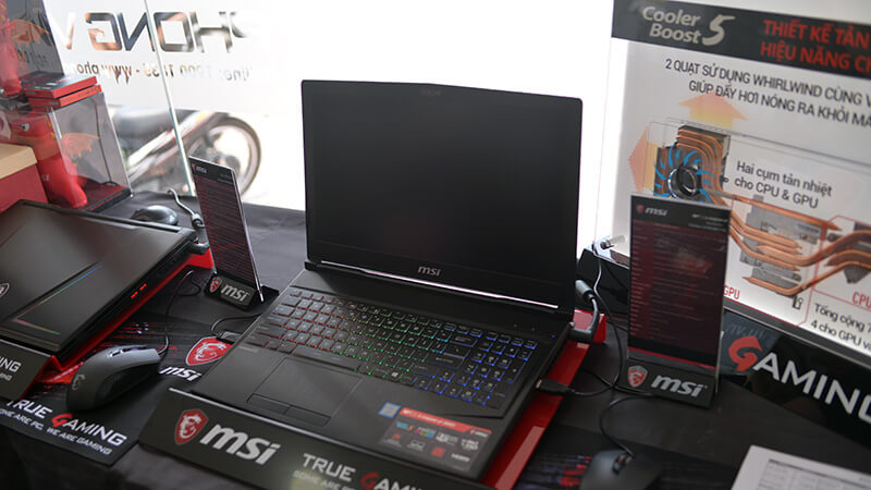 MSI chính thức mở bán dòng laptop gaming dùng CPU Intel thế hệ 8