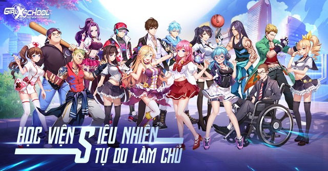 Girl X School: Học Viện Siêu Nhiên - game thẻ tướng “nuôi vợ” hoàn toàn mới chính thức có mặt tại Việt Nam