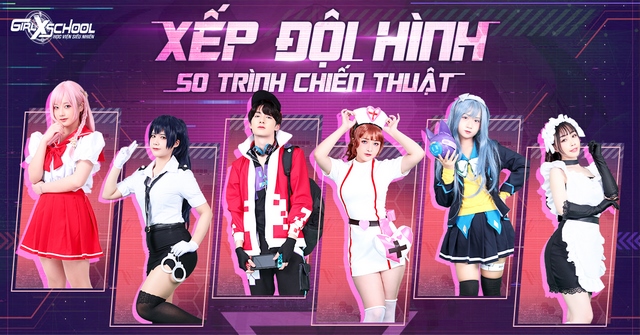 Girl X School: Học Viện Siêu Nhiên tung loạt ảnh cosplay toàn cực phẩm body “đốt mắt” game thủ
