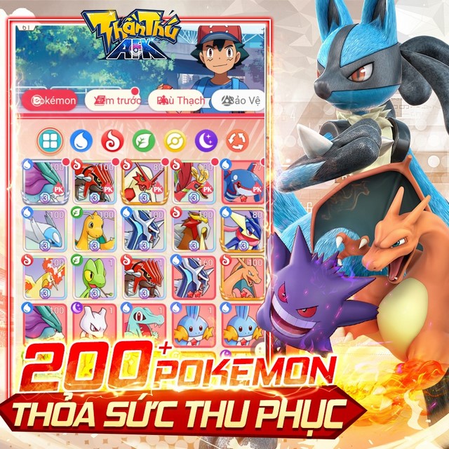 Hàng nghìn Pokémon của Thần Thú AFK chuẩn bị “khăn gói” lên đường tiến vào làng game Việt trong tháng 1/2022