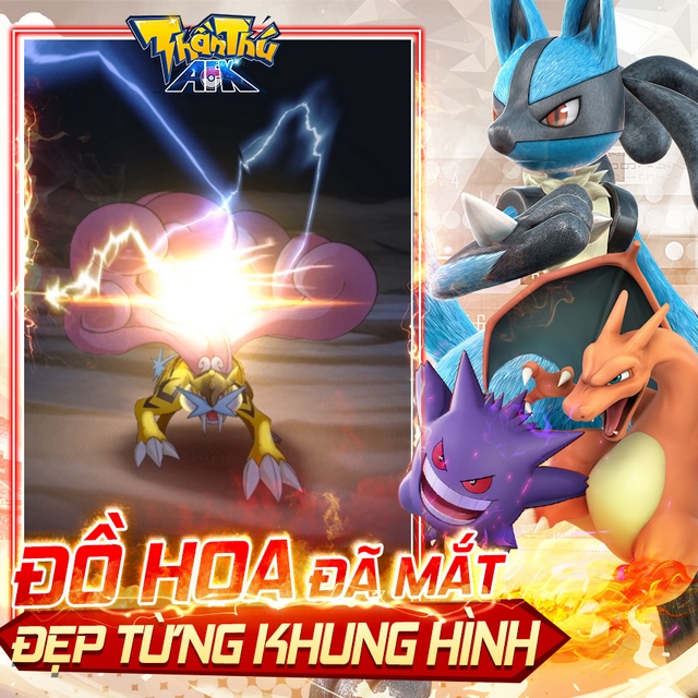 Hàng nghìn Pokémon của Thần Thú AFK chuẩn bị “khăn gói” lên đường tiến vào làng game Việt trong tháng 1/2022