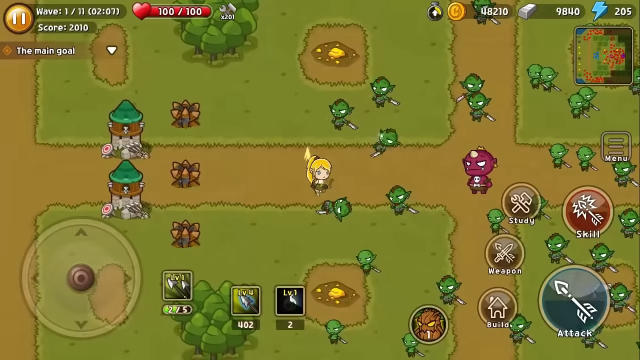 Minion Slayer: Growth Defense game thủ thành nhập vai thú vị
