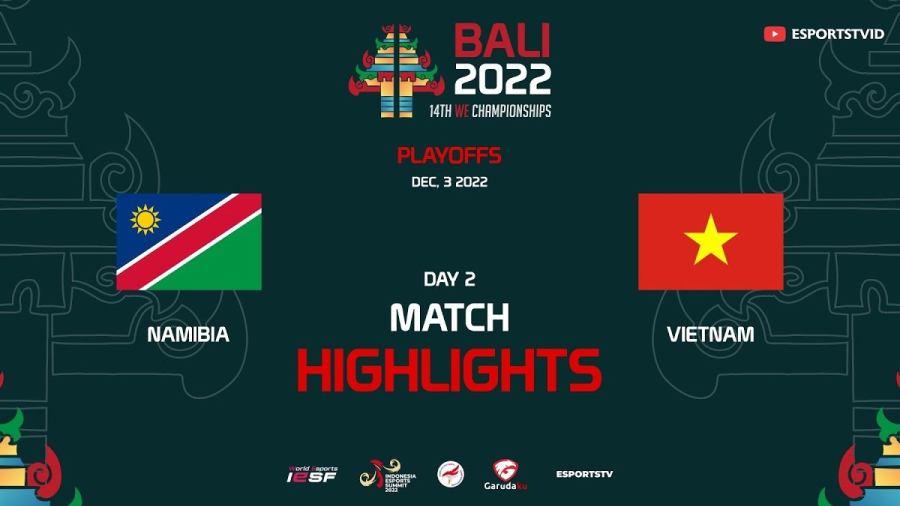 IESF WEC 2022 - MLBB ngày 4/12: Việt Nam đánh bại Namibia