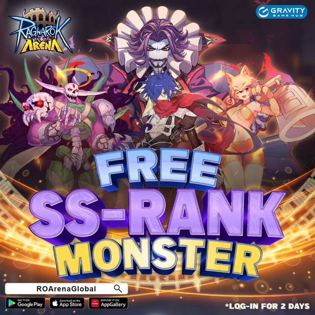 giftcode Ragnarok Arena Monster SRPG
