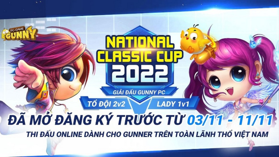 Gunny PC National Classic Cup 2022 mở đăng ký, có cả Lady Cup cho chị em đọ sức