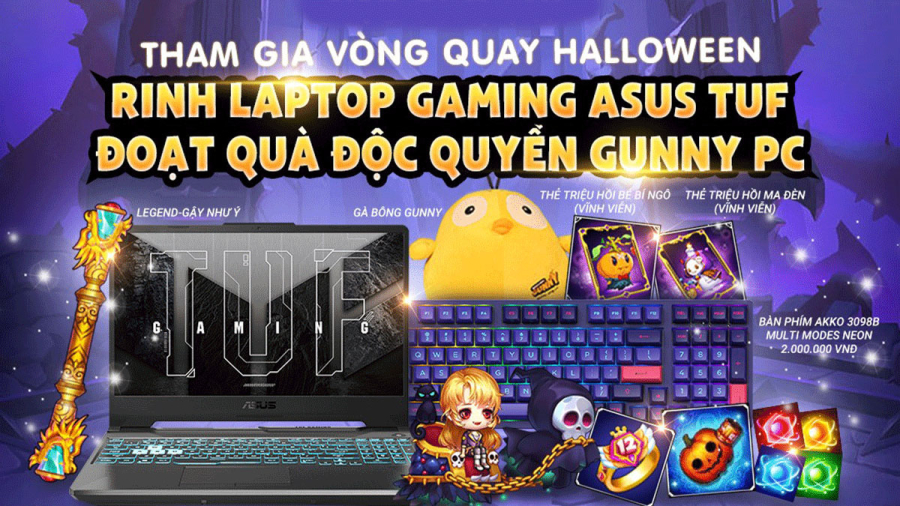 Gunny PC - Halloween này, ai cũng là “chiến thần” nhận thưởng khủng